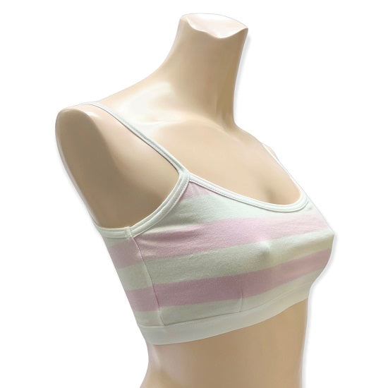 【再入荷】綿素材のボーダーキャミトップ♪