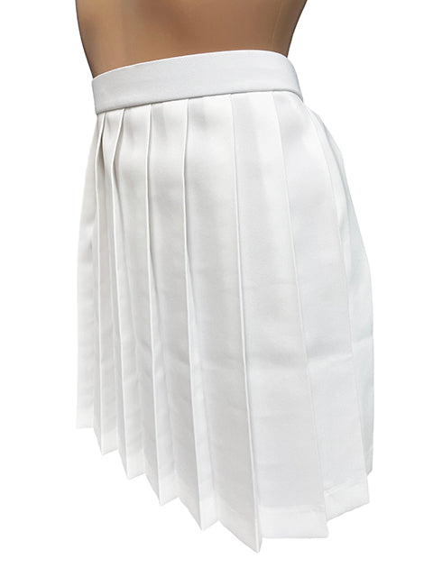 wbb-1169-8009 秋冬長袖白セーラー服 白プリーツスカートセット