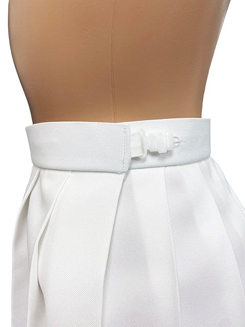 wbb-1169-8009 秋冬長袖白セーラー服 白プリーツスカートセット