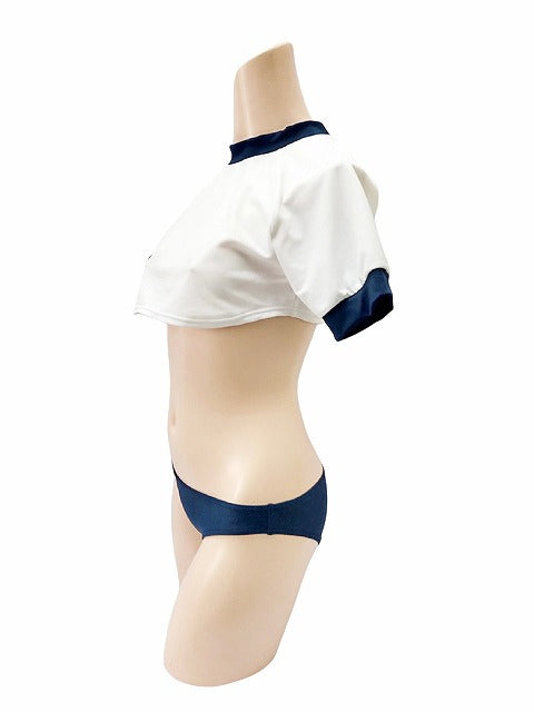 wbb-2525 【受注生産】ミニ丈体操服&スーパーローライズブルマーセット