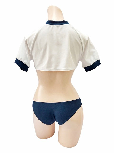 wbb-2525 【受注生産】ミニ丈体操服&スーパーローライズブルマーセット