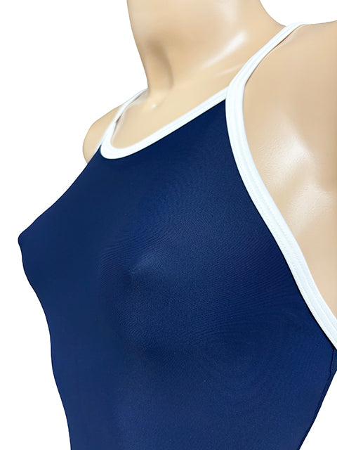 wbb-1441 スベスベ素材フルバックパイピングスクール水着