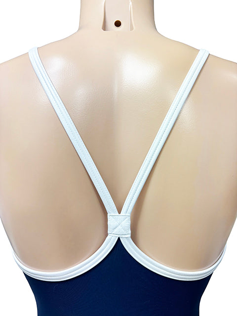 wbb-1441 スベスベ素材フルバックパイピングスクール水着