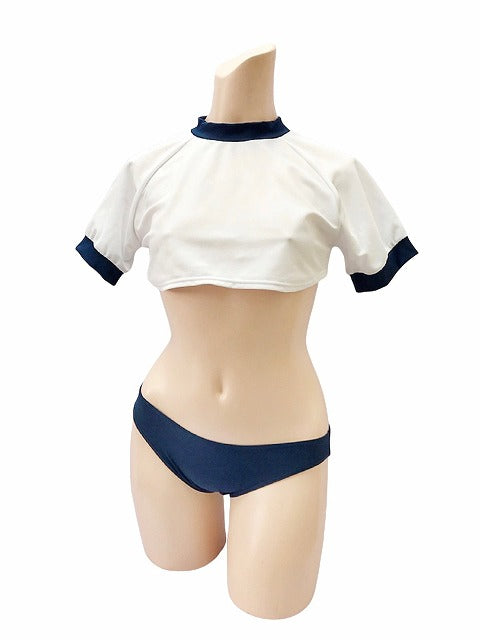 wbb-2525 【受注生産】ミニ丈体操服&スーパーローライズブルマーセット