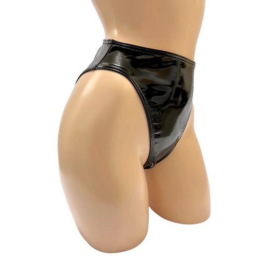 ◎おすすめ◎エナメル生地のハイレグショーツ♪