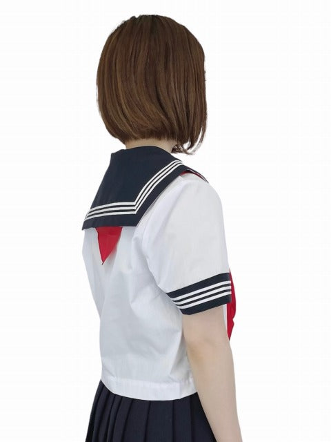 wcs-01s[1919] t175 l25 春夏半袖セーラー服上下セット T175 スカート丈25cm